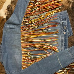 fringe jean jacket
